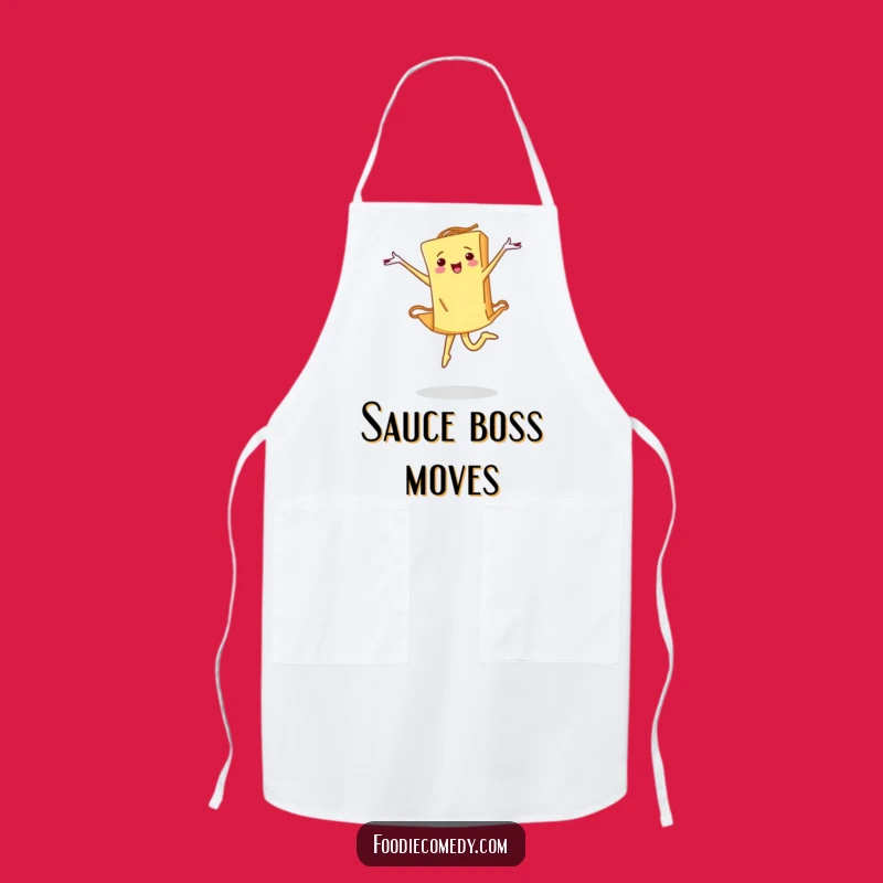 Funny Pasta Ballet Apron: Culinary Artist Wear for Determined Chefs