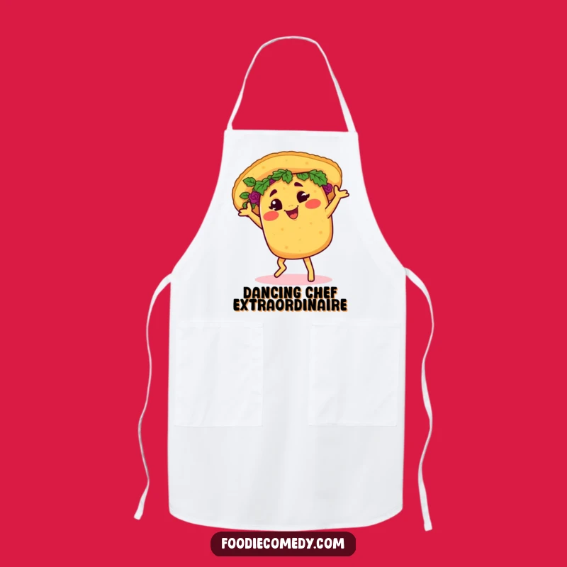 Funny Taco Salsa Apron: Hilarious Kitchen Dance Party