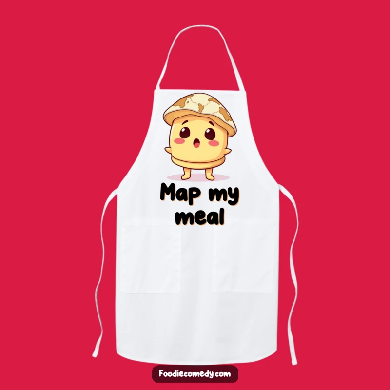 Funny Surprised Pancake Apron: Cook with Curiosity! A Hilarious Kitchen Gift