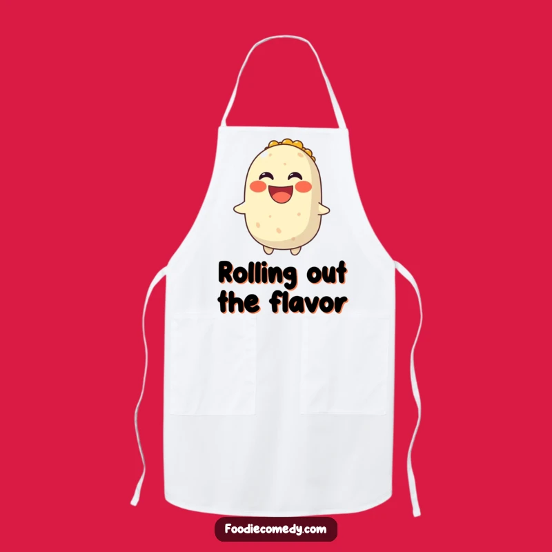 Funny Spinning Burrito Apron - Cook Up Fun with Fiesta Flair