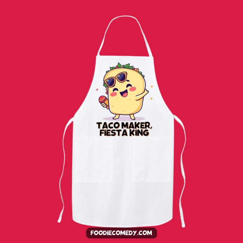 Funny Groovy Taco Apron - Hilarious Fiesta Chef Gift!