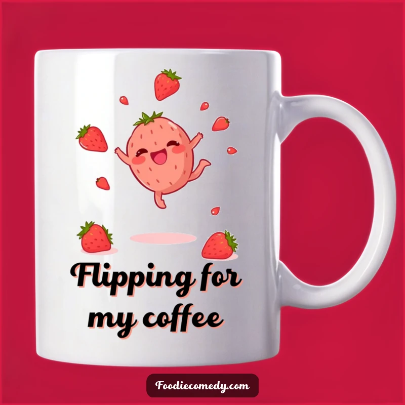 Funny Strawberry Cartwheel Mug: A Hilarious and Joyful Gift for Fruit Lovers