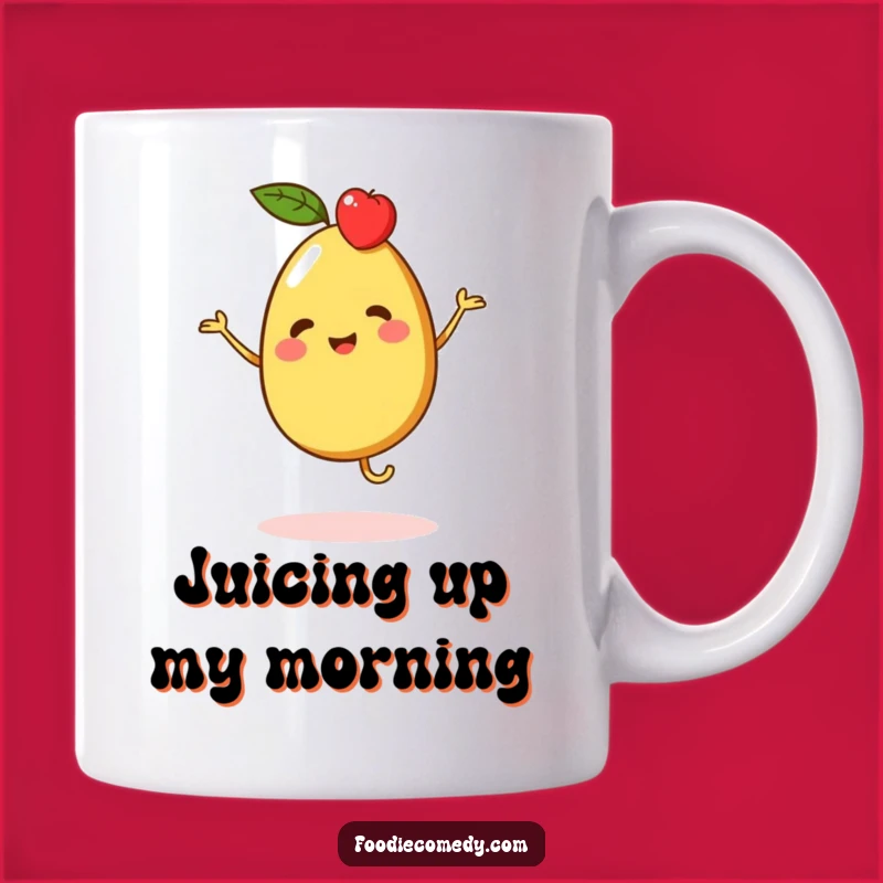 Funny Fruit Jig Mug: A Lively and Hilarious Treat for Health Enthusiasts!