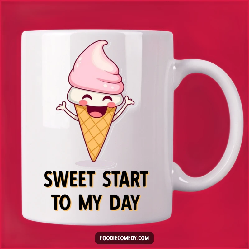 Funny Ice Cream Cone Mug: Hilarious Dessert Lover Gift Idea
