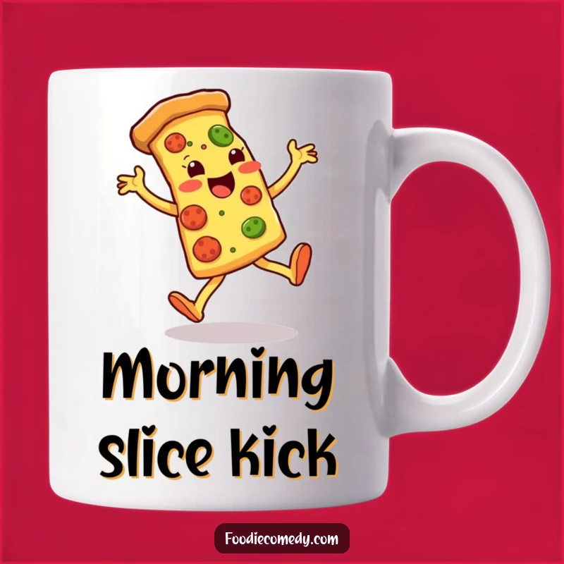 Funny Pizza Slice Mug: Kick Up Your Mornings with a Slice of Fun!