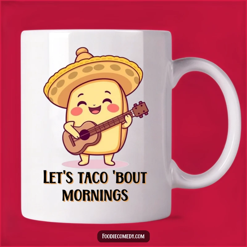 Funny Taco Sombrero Guitar Mug: Fiesta Fun as a Hilarious Gift!