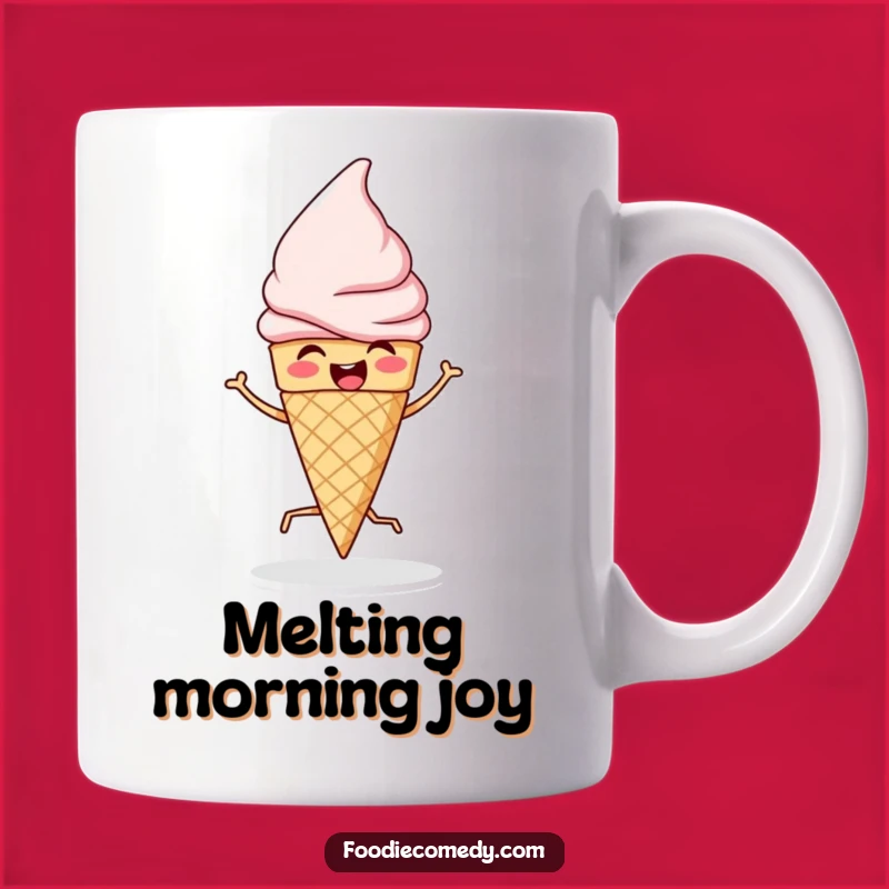 Funny Ice Cream Jig Mug: Dance into Your Day with Sweet Fun!