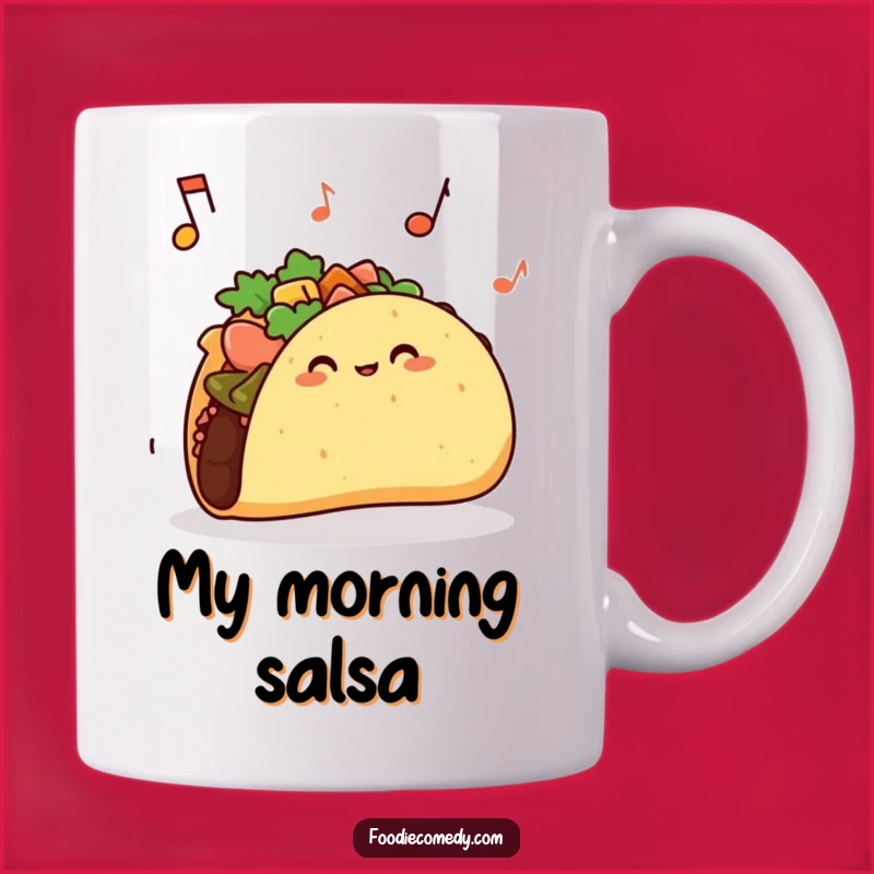 Funny Taco Jiggle Mug: Hilarious Foodie Gift for Fiesta Lovers