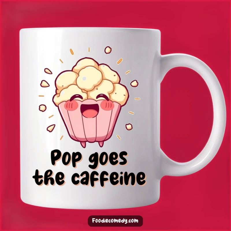 Funny Kawaii Popcorn Mug, an Explosive Burst of Joyful Gift