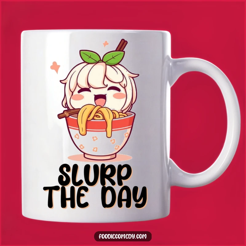 Funny Happy Noodles Mug: Slurp Up Happiness! The Perfect Funny Gift