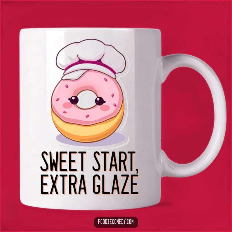 Funny Frosty Donut Mug - Adorable Kawaii Baker Donut Gift - Best Funny Gift