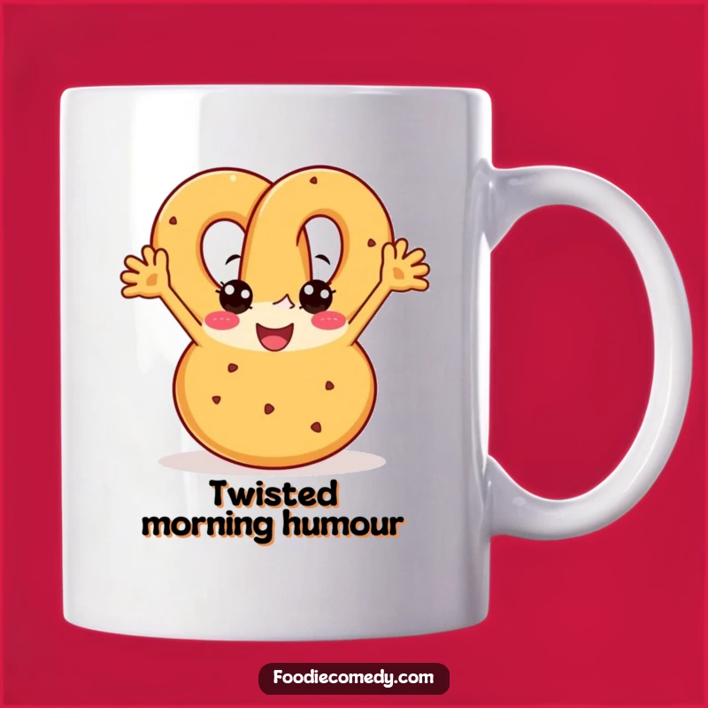 Funny Pretzel Boogie Mug - Get Your Snack Dance On!
