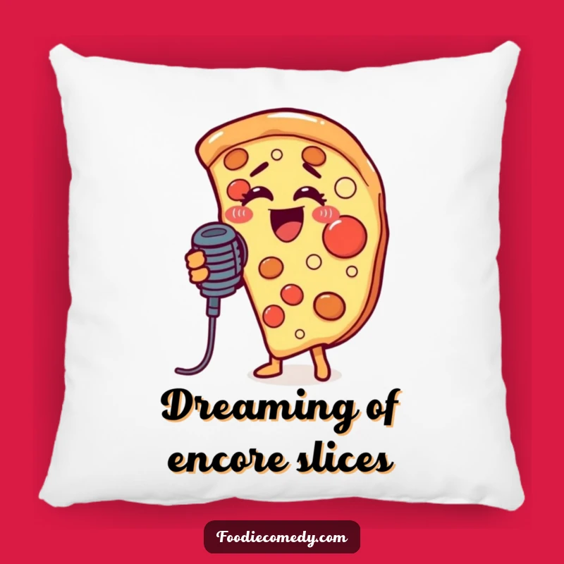 Funny Singing Pizza Slice Pillow: Snuggle Up with Musical Comfort!