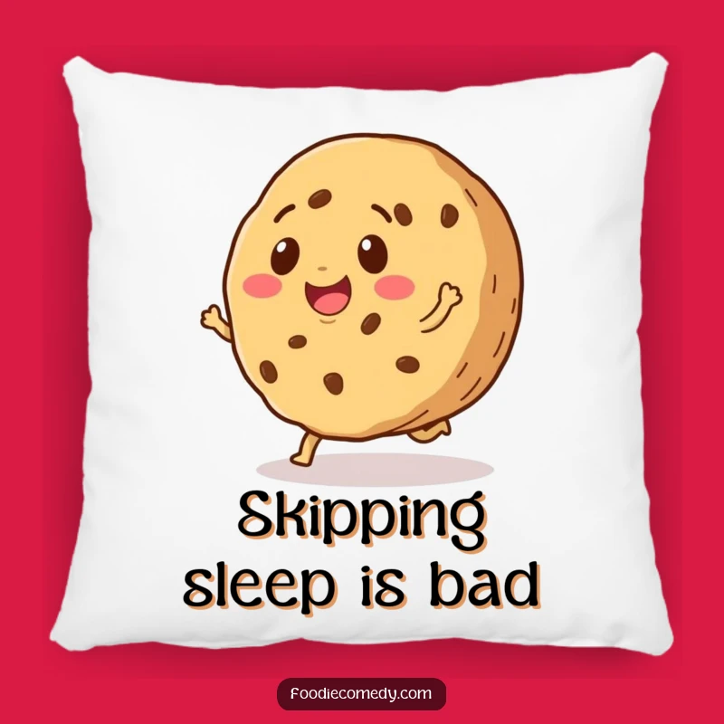 Funny Cookie Skip Pillow: Cozy Comfort for a Happy, Sweet Touch