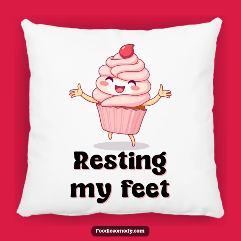 Funny Cupcake Dance Pillow: Cozy Comfort with Whimsical Sweetness
