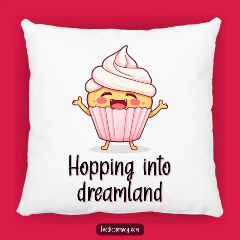 Funny Laughing Cupcake Pillow - Cozy Up with Sweet, Hilarious Comfort