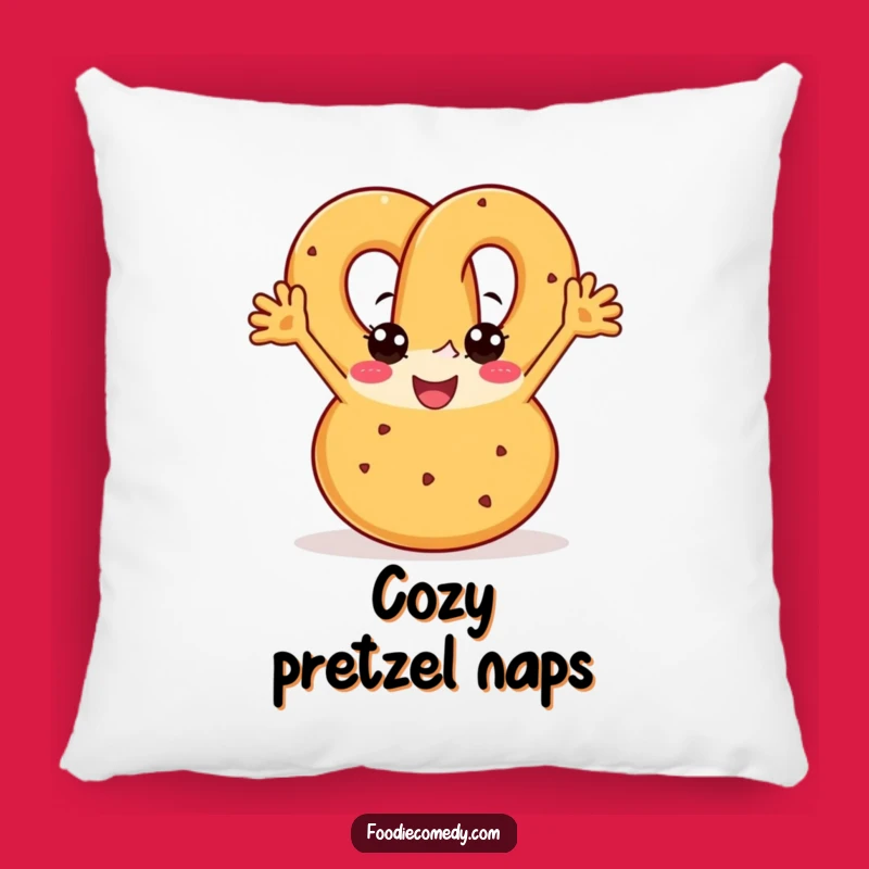 Funny Pretzel Boogie Pillow - Comfy Dance Partner!