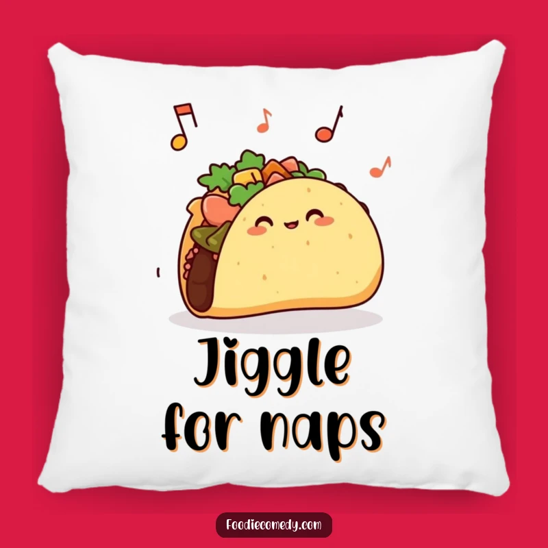 Funny Taco Jiggle Pillow: Cozy Comfort with a Hilarious Twist