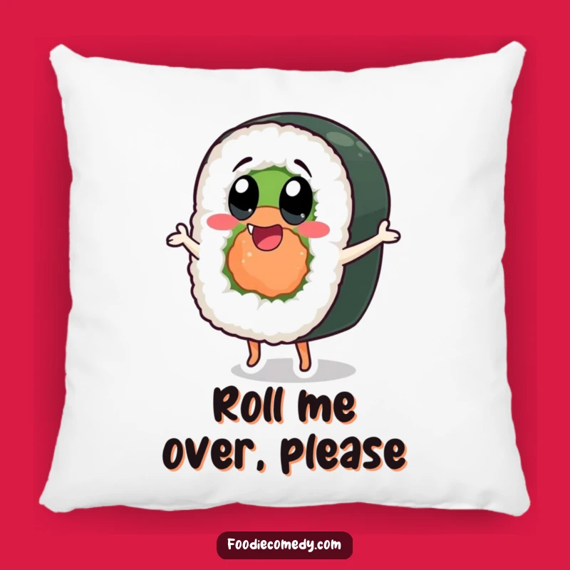 Funny Dancing Sushi Roll Pillow: Cuddle Up with Joyful Comfort!