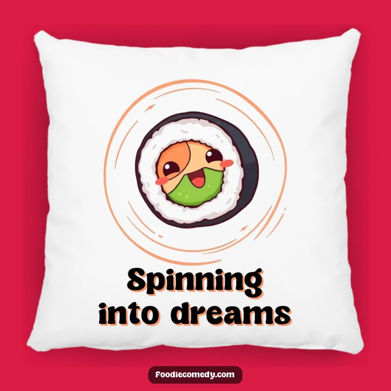 Funny Sushi Roll Pillow: Cozy Cheer, Adorable Gift
