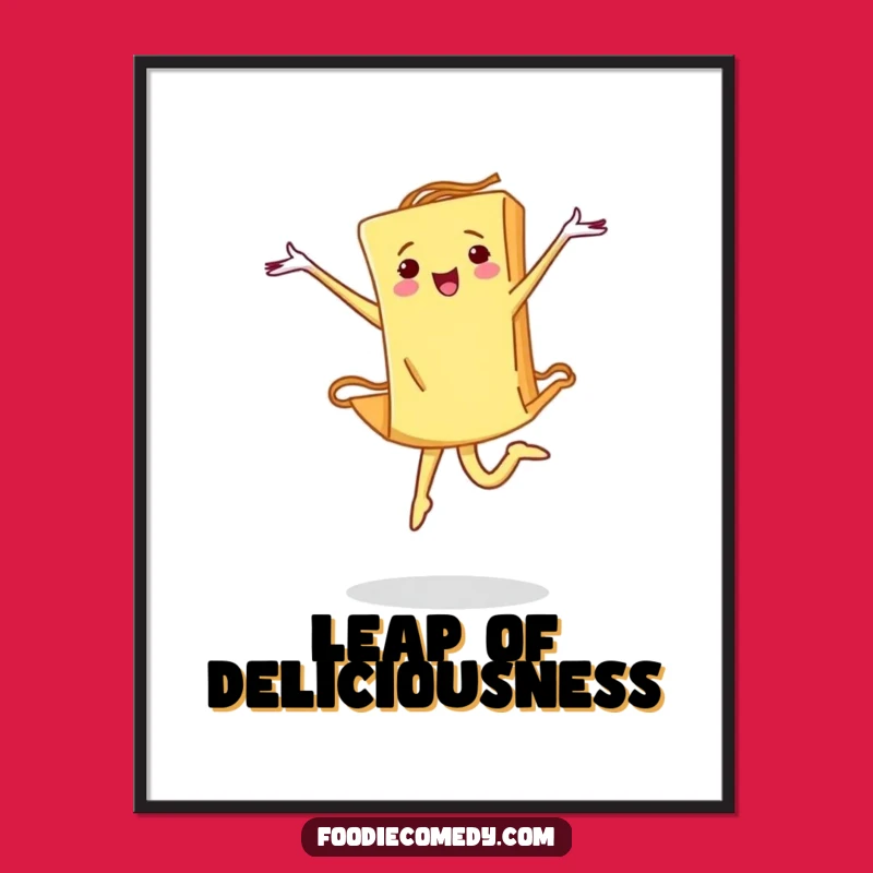 Funny Pasta Ballet Digital Art: Artistic Decor for Determined Souls