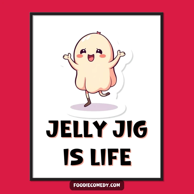 Funny Wobbly Jelly Jig Digital Art: Instant Joy Download