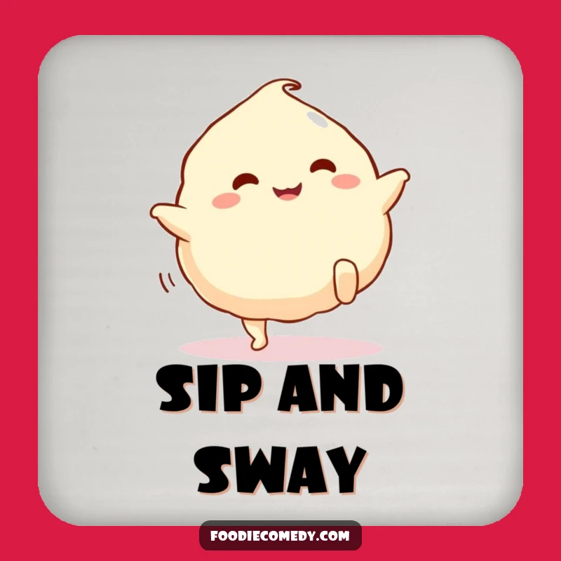 Funny Dumpling Kick Coasters - Protect Surfaces with Cartoon Legs and Happy Kicks