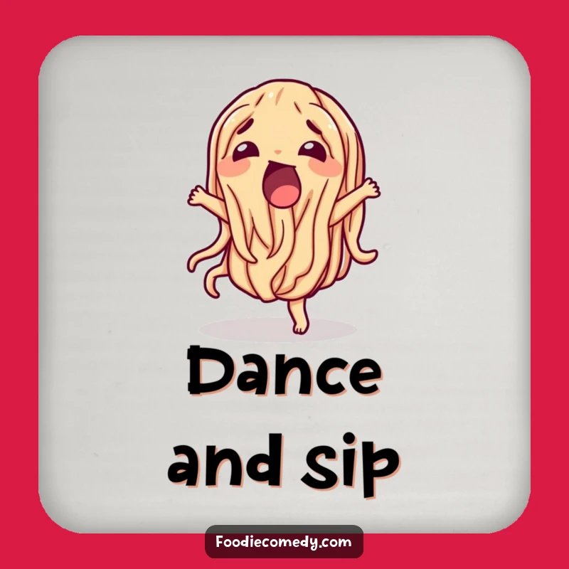 Funny Wiggling Noodle Coasters (Set of 4) - Protect Surfaces with Fun