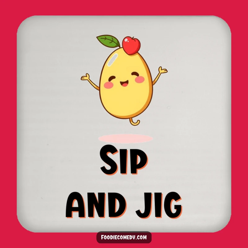 Funny Fruit Jig Coasters: Protect Surfaces with Vibrant Sweetness!