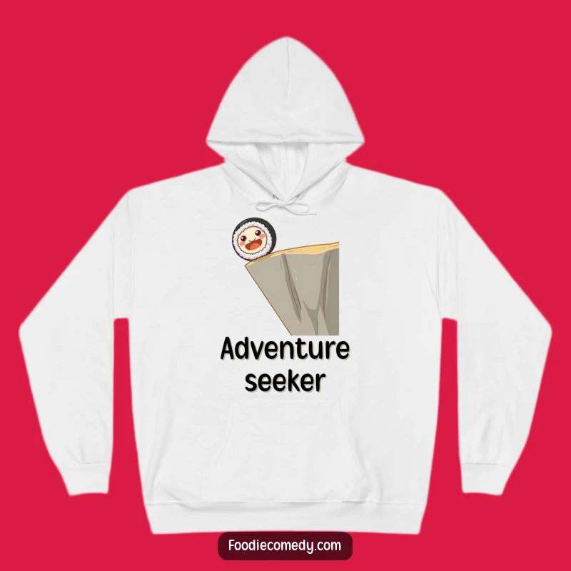 Funny Sushi Roll Hoodie - Cozy & Hilarious Foodie Adventure Apparel