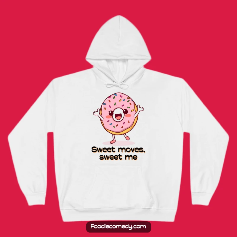Cozy Funny Happy Donut Dance Hoodie: Warmth and Whimsy