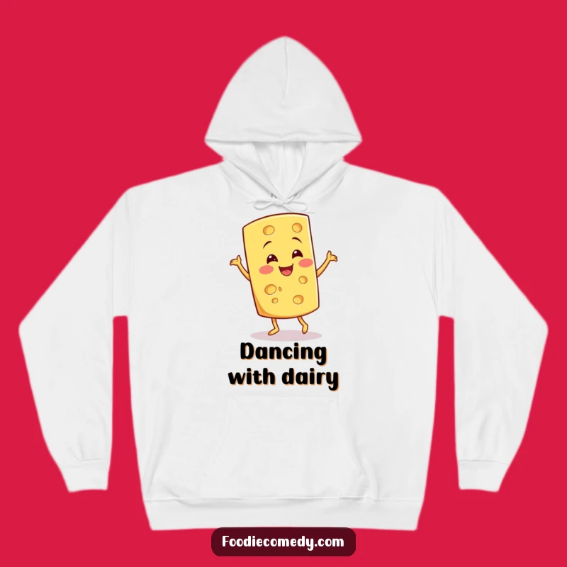 Funny Cheese Jig Hoodie - Cozy & Quirky Wedge Comfort