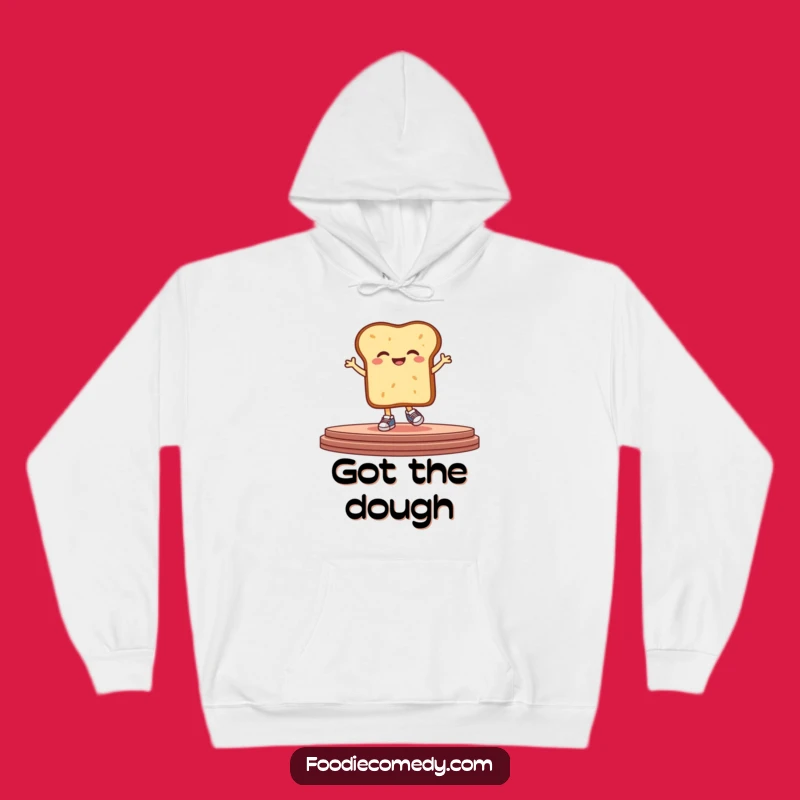 Funny Bread Hop Hoodie: Cozy Giggling Starchy Character Sweatshirt, Perfect Humorous Gift