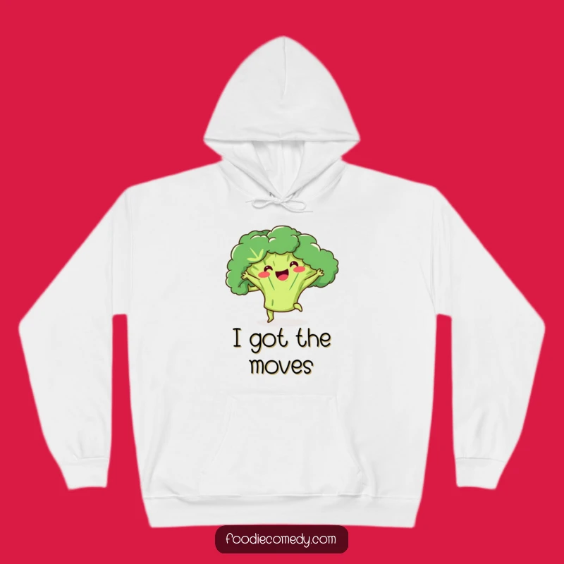Funny Broccoli Dance Hoodie: Cozy Comfort with a Veggie Twist