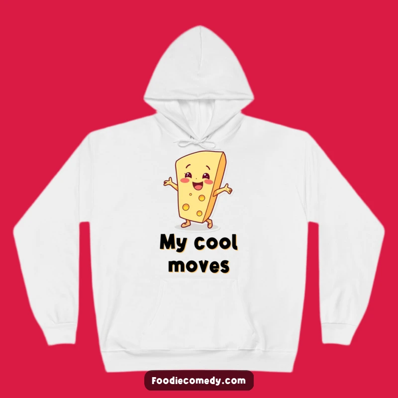Cozy Funny Cheese Breakdance Hoodie: Warm Up with Hip-Hop Humor