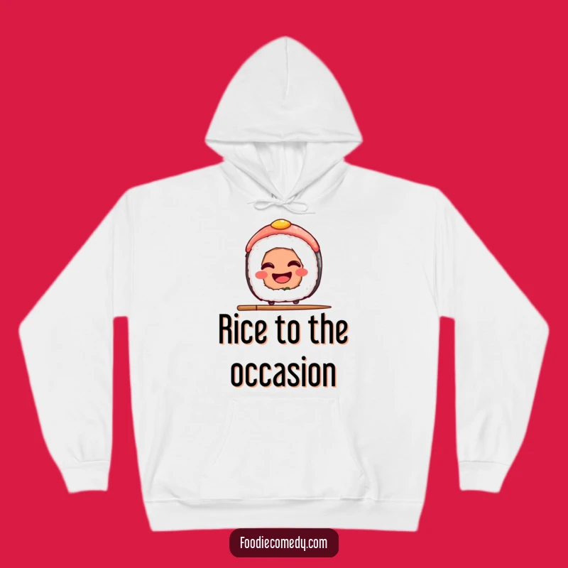 Funny Sushi Chopstick Hoodie: Stay Cozy and Quirky with This Hilarious Foodie Apparel