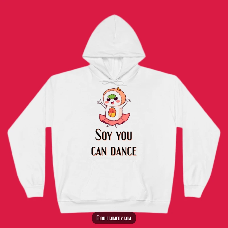 Funny Sushi Flamenco Hoodie: Cozy Comfort with a Hilarious Flair