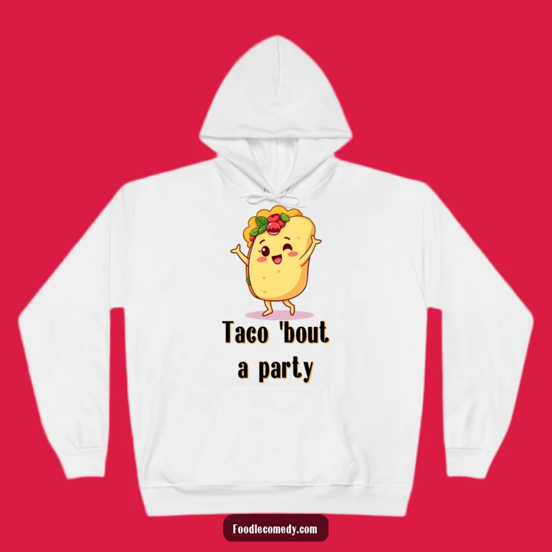 Funny Taco Salsa Dancer Hoodie: Cozy Up with this Hilarious Mexican Food Apparel!