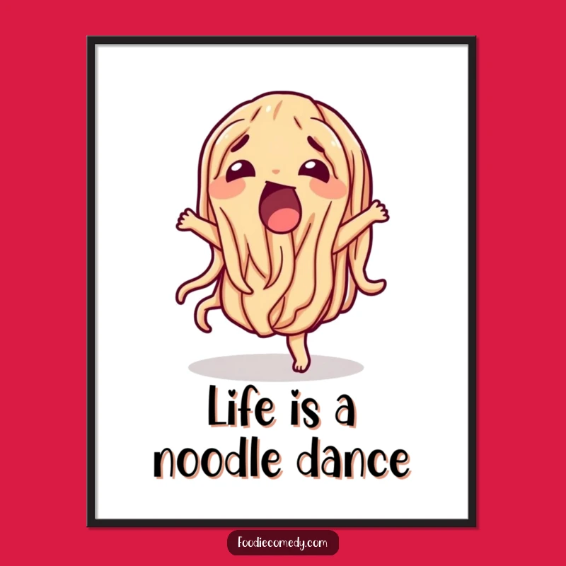 Free Printable Noodle Wall Art: Funny Downloadable Decor for Kitchen Fun