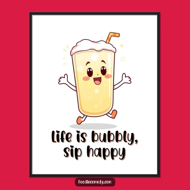 Free Printable Wall Art: Bubbly Beverage Hop Design, Hilarious Downloadable Art for Your Home!