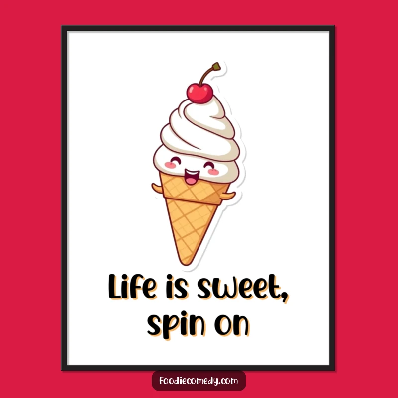 Free Printable Giggling Ice Cream Wall Art: Fun Downloadable Decor for Sweet Spaces