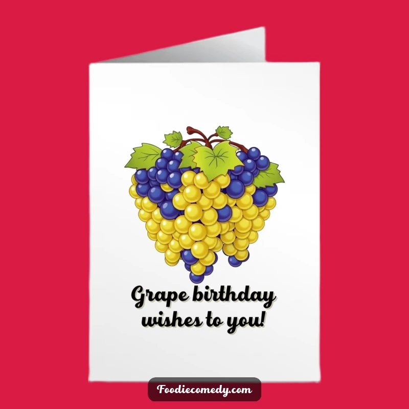 Free Printable Grape Sync Birthday Card: Fun Downloadable Gift for a Juicy Celebration