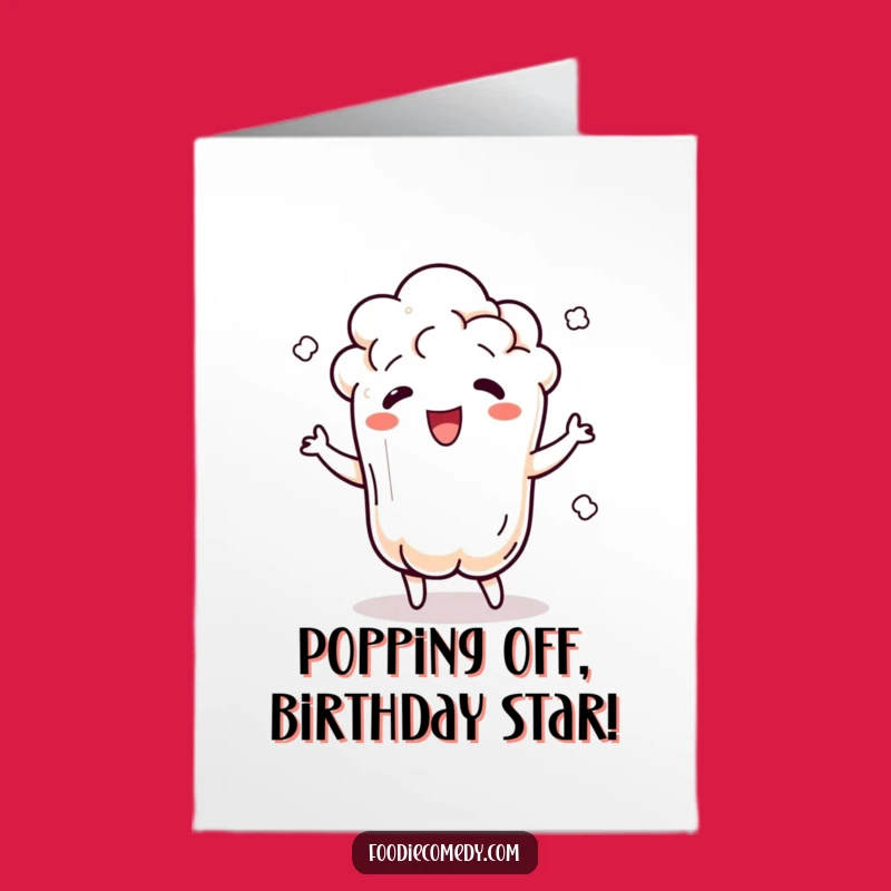 Free Printable Popcorn Birthday Card: Party Jiggles for a Downloadable Gift