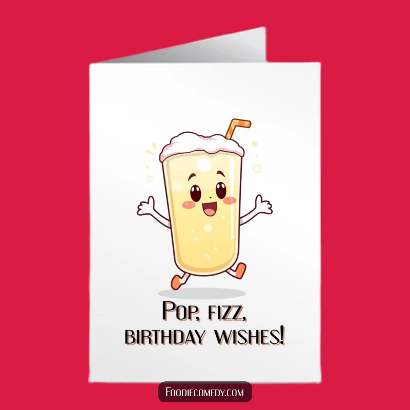 Free Printable Birthday Card: Bubbly Beverage Hop Greeting, Perfect DIY Downloadable Gift!