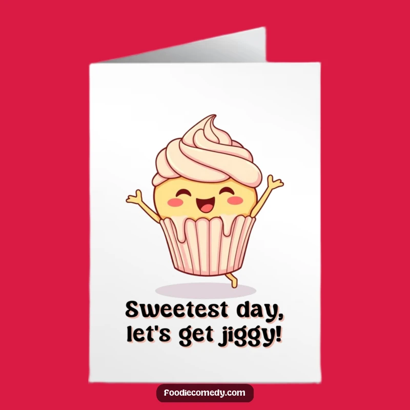 Free Printable Cupcake Birthday Card - Funny Dessert Lover Downloadable Gift