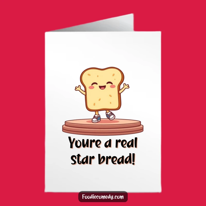 Free Printable Bread Congrats Card: Funny Hops Downloadable Gift