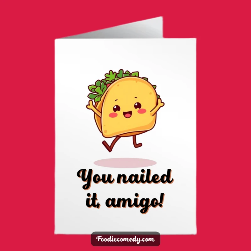 Free Printable Taco Salsa Congrats Card - Humorous Downloadable Gift