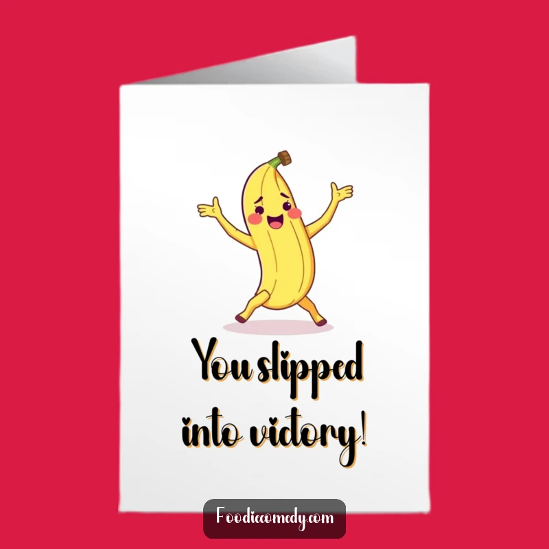 Free Printable Banana Peel Breakdance Card - Hilarious Downloadable Gift for Wow Moments!