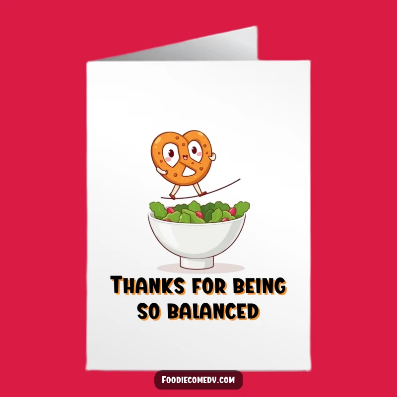Free Printable Thank You Card: Pretzel's Perilous Path, Amusing Downloadable