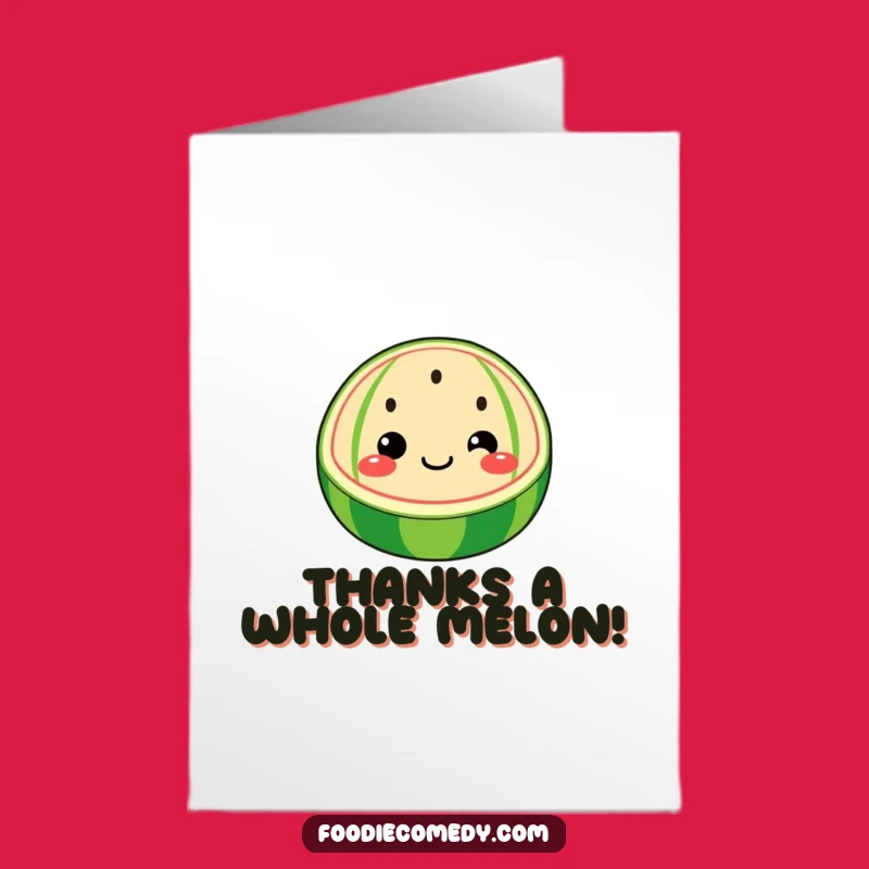 Free Printable Watermelon Thank You Card: Seed Wiggles for Downloadable Gift